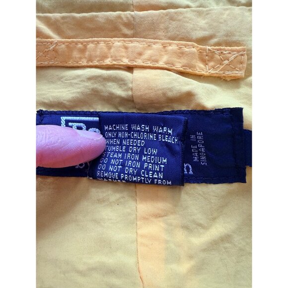 Vintage Ralph Lauren RL-92 Fishtail Hooded Nylon Jacket Mens L Navy Blue - Picture 4 of 16